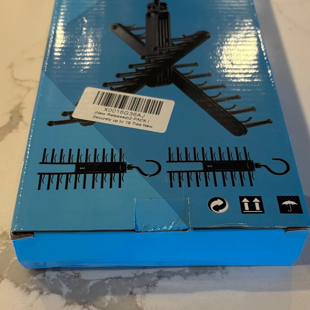 NWT - Ipow Tie Rack Hanger 2 Pack